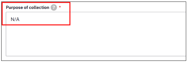 No PII purpose of collection.PNG