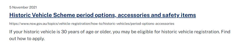 Search results for Historic vehicle scheme and how it is useful for historic vehicle registration.