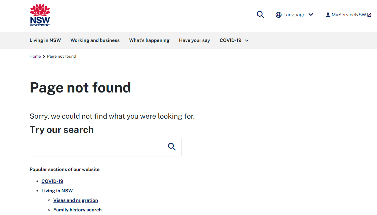 Page not found. Sorry we could not find what you were looking for.
